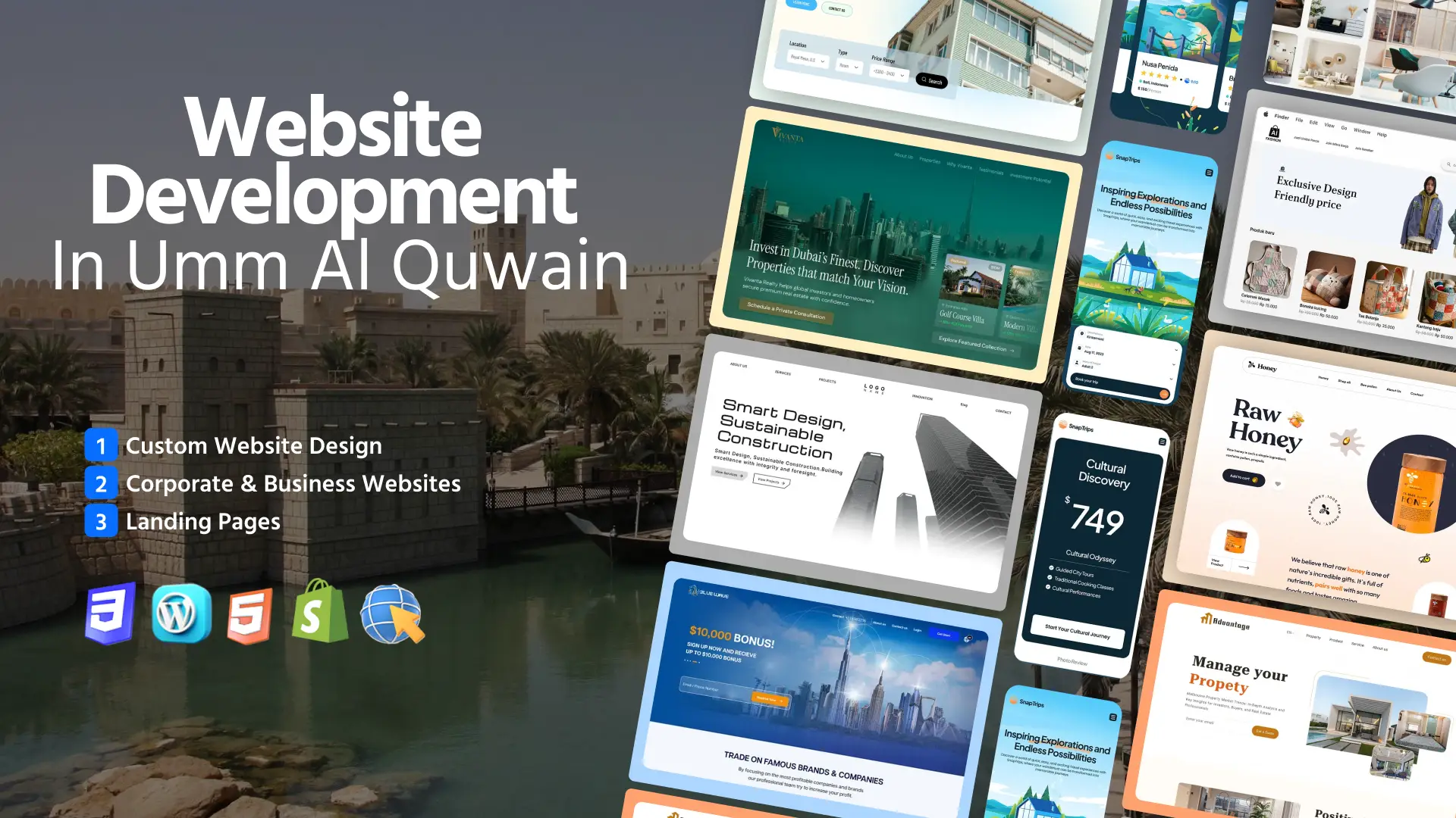 Website Design & Development Services in Umm Al Quwain