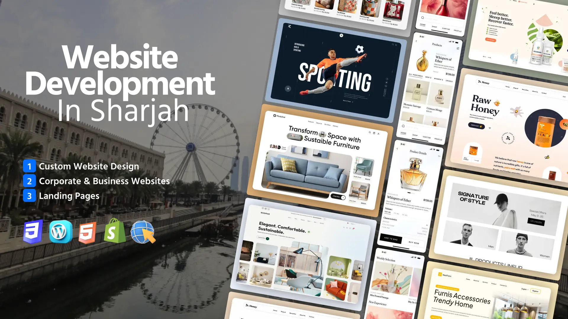 Website Design and Development Services in Sharjah