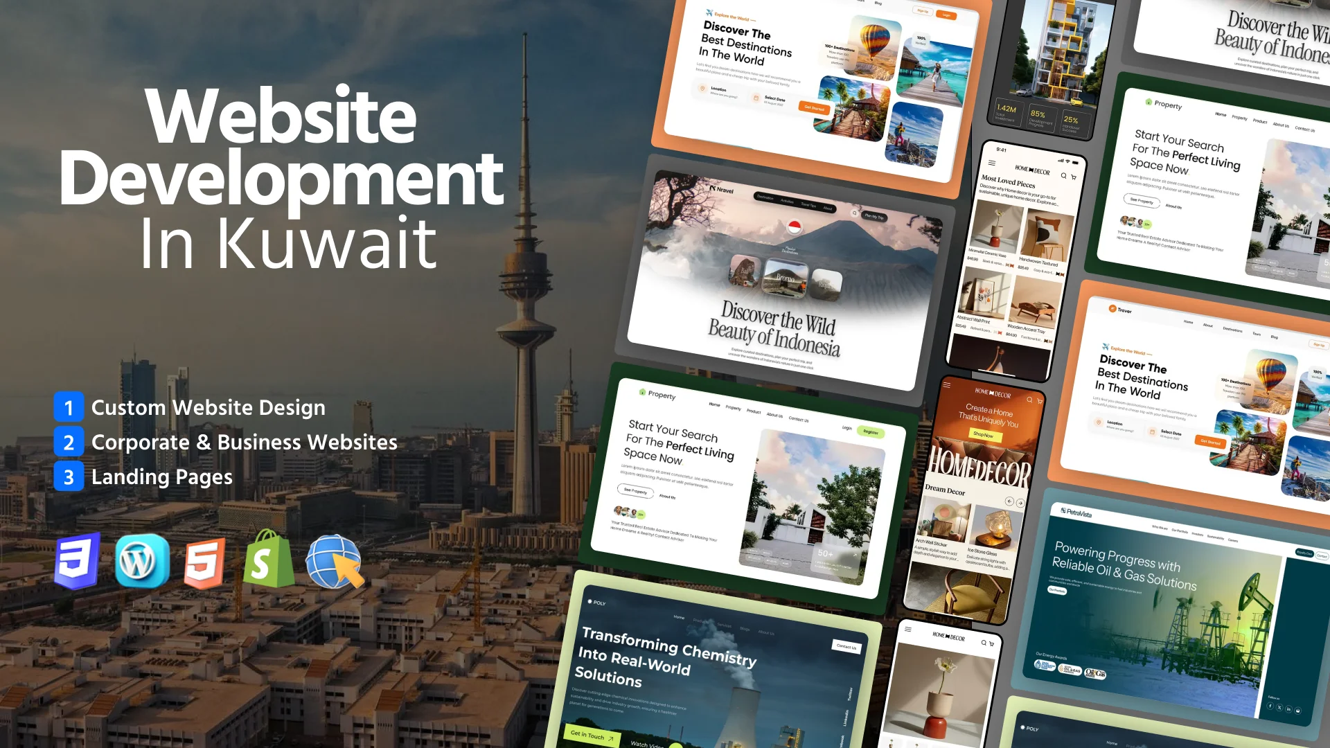 Website Design & Development Service in Kuwait