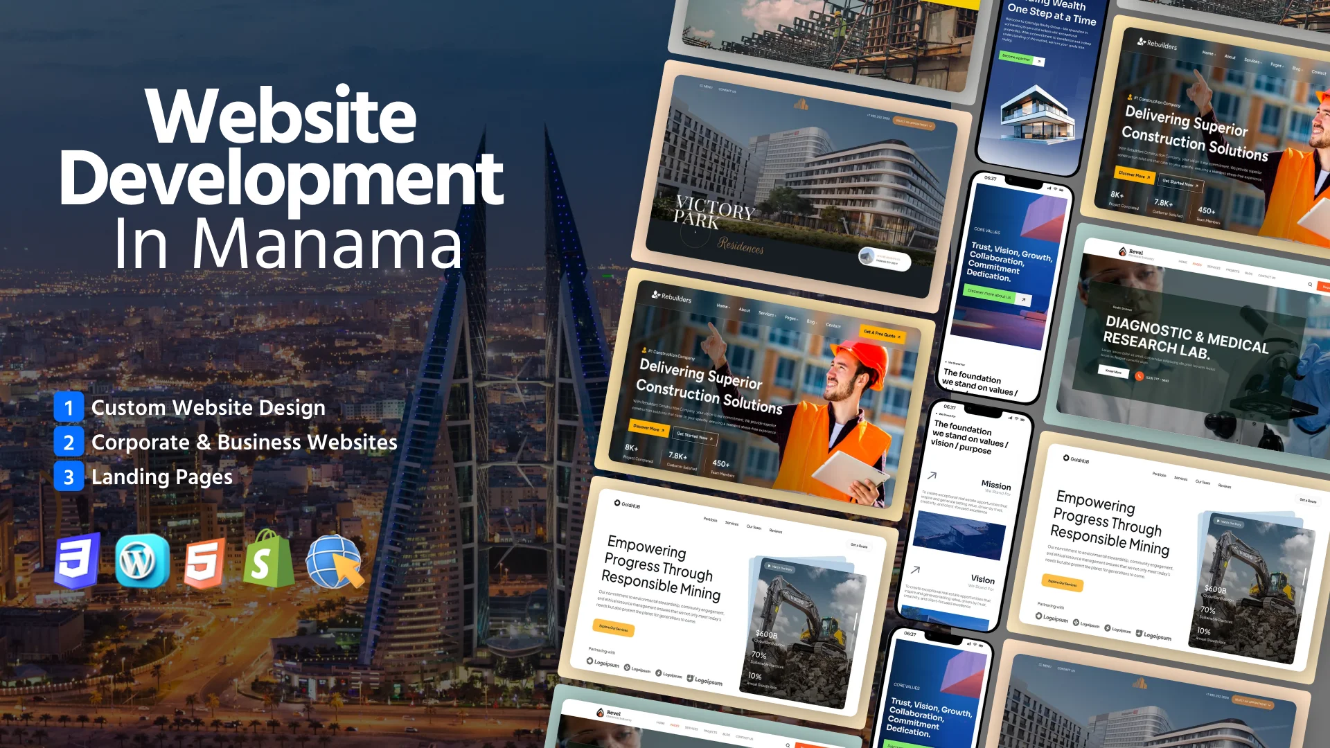 Website Design & Development Service in Manama