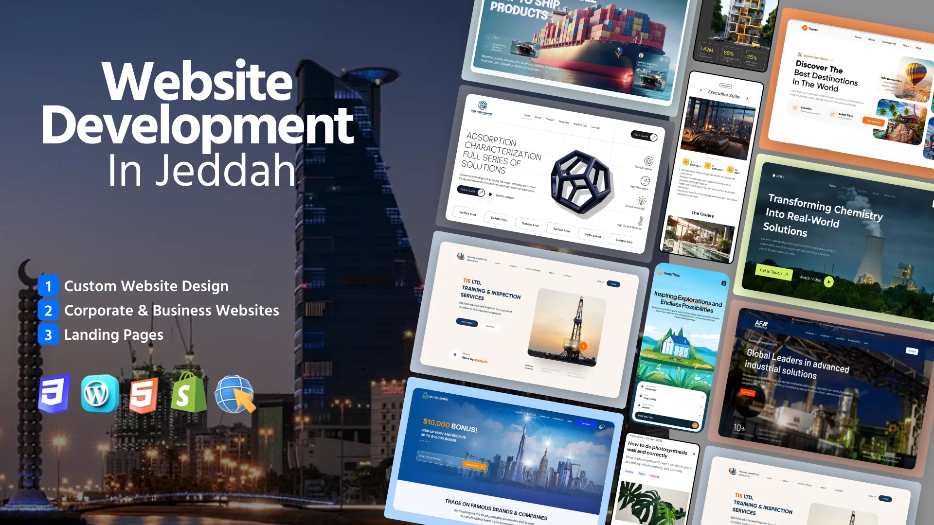 Website Design & Development Company in Jeddah