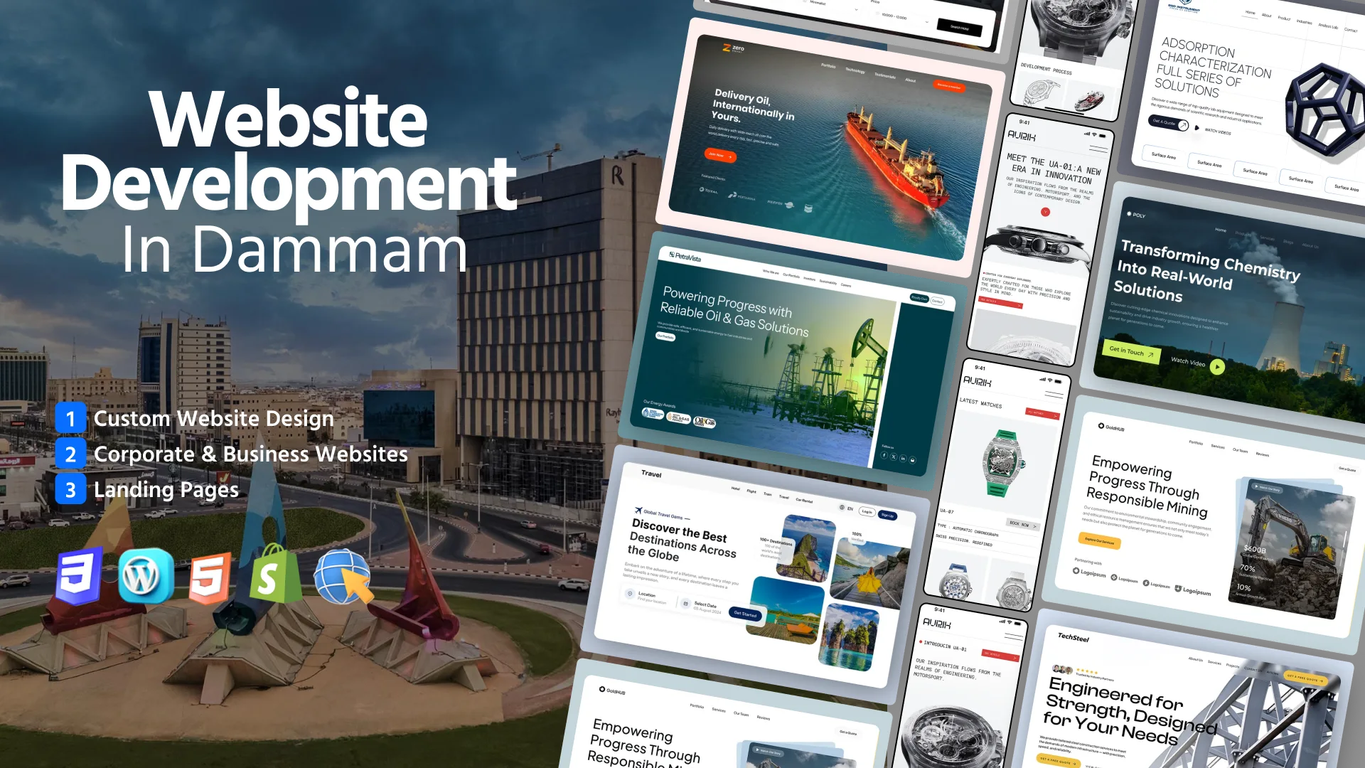 Website Design & Development Service in Dammam